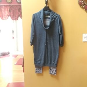 Alternative Earth Apparel Cowl Neck Tunic & Leggings